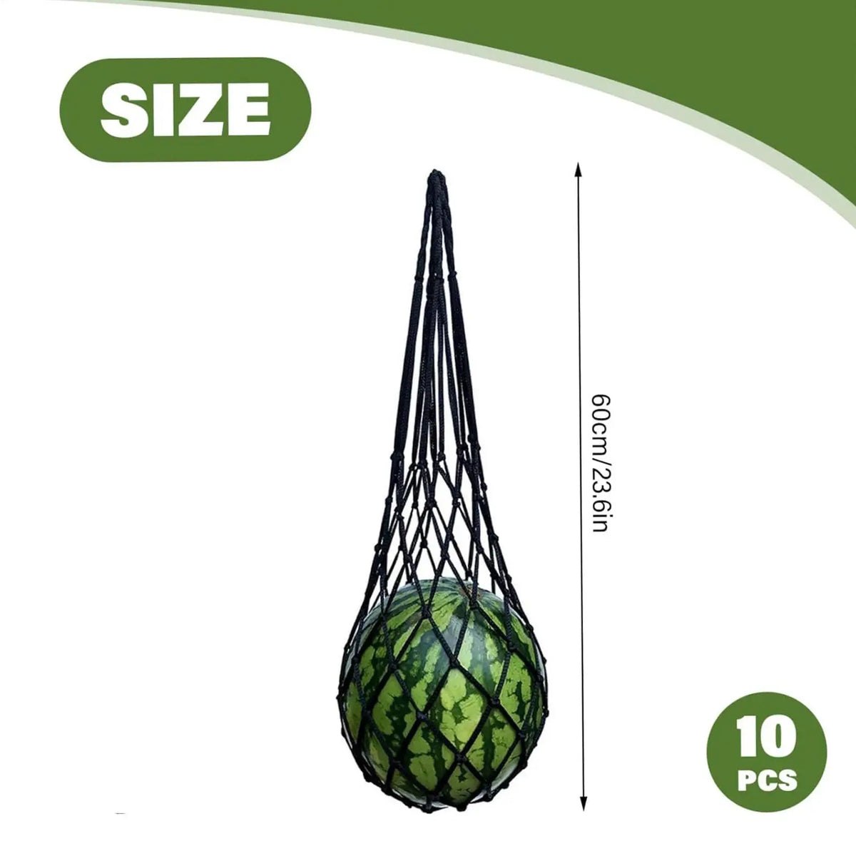 10-Pack Fruit Hammock Nets – Vertical Garden Support Bags