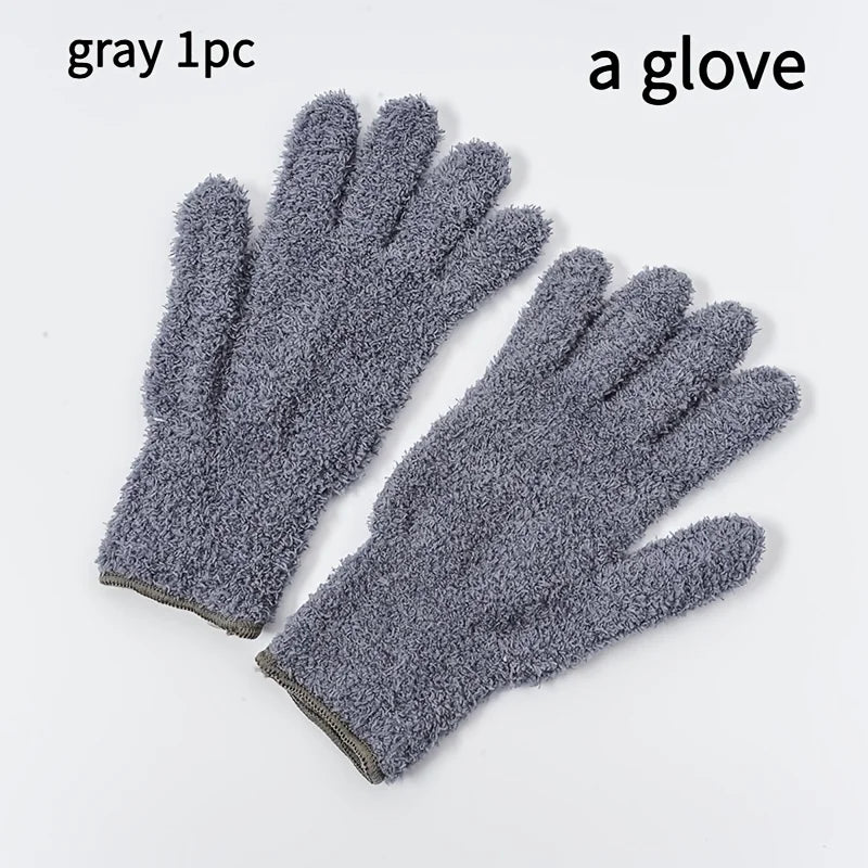 Microfiber Dusting Glove – Stretchable Cleaning Mitt for Home & Car
