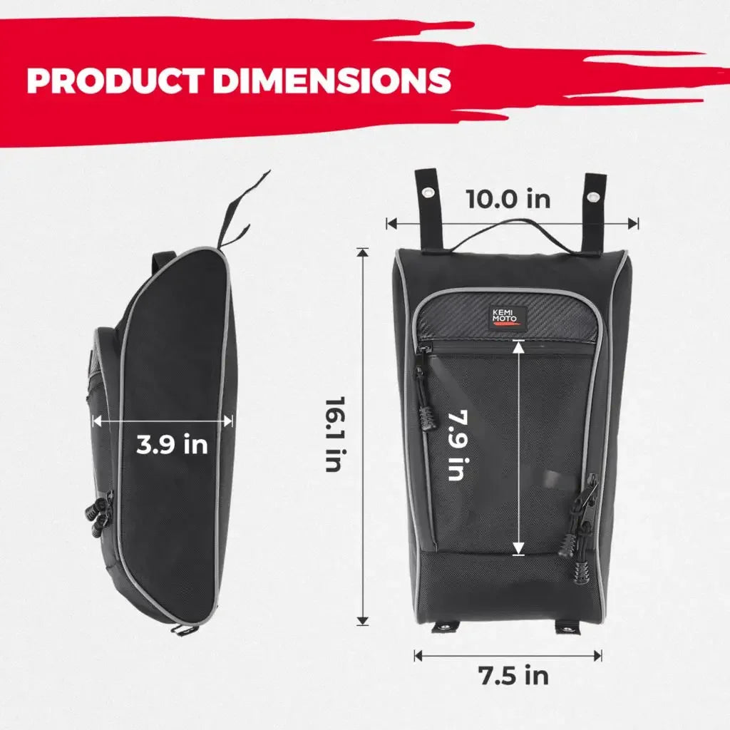 KEMIMOTO 1.7 GAL Center Storage Bag – CFMOTO ZForce 950/1000 UTV Storage Bag Nixie