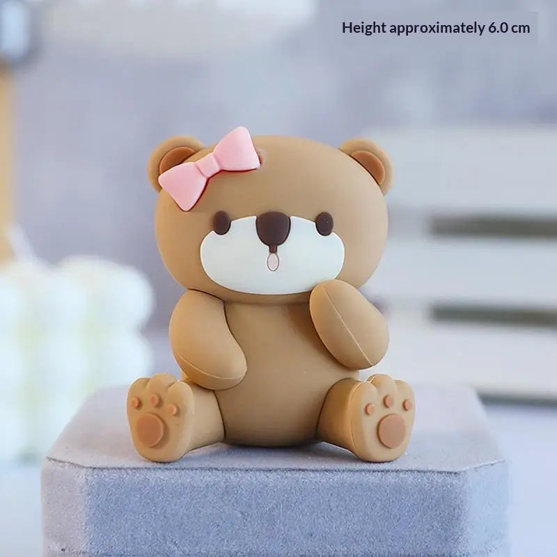Hot Air Balloon Bear Cake Topper – Gender Reveal & Birthday