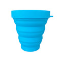 Silicone Folding Cup 200ml – Collapsible Travel Mug with Lid Collapsible Travel Cup Nixie 100ML