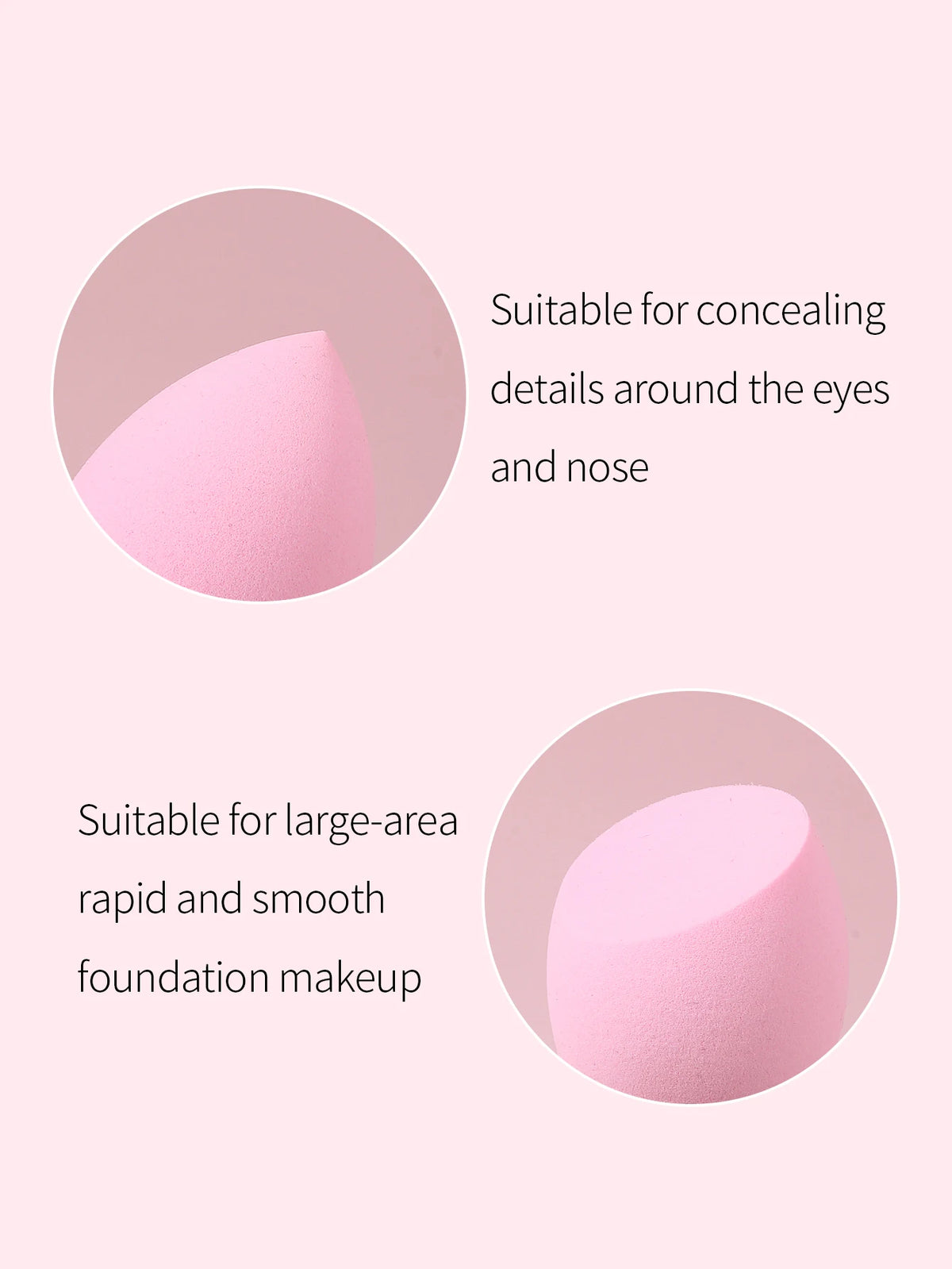 Large Soft Elastic Makeup Blending Sponge – Wet & Dry Use