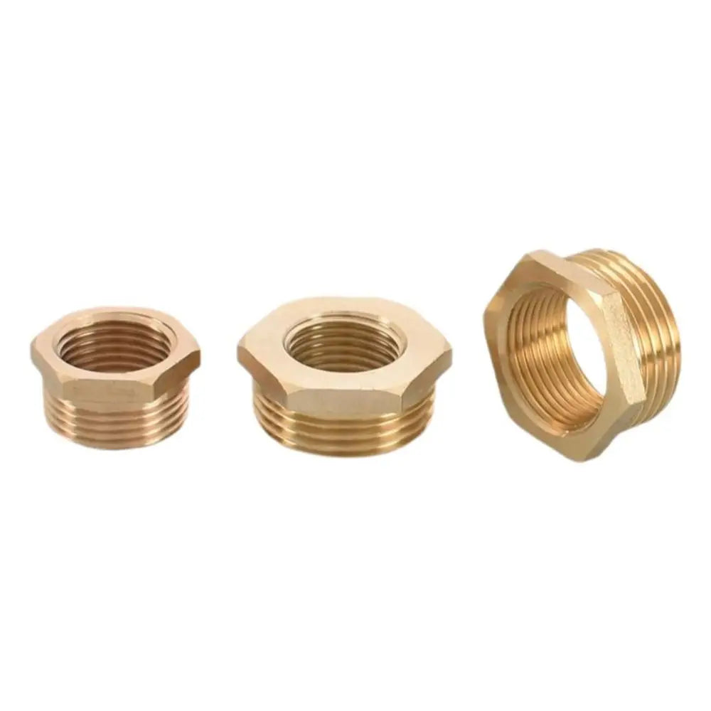 Brass Hex Bushing Reducing Coupler – 1/8 to 3/4 Pipe Fitting
