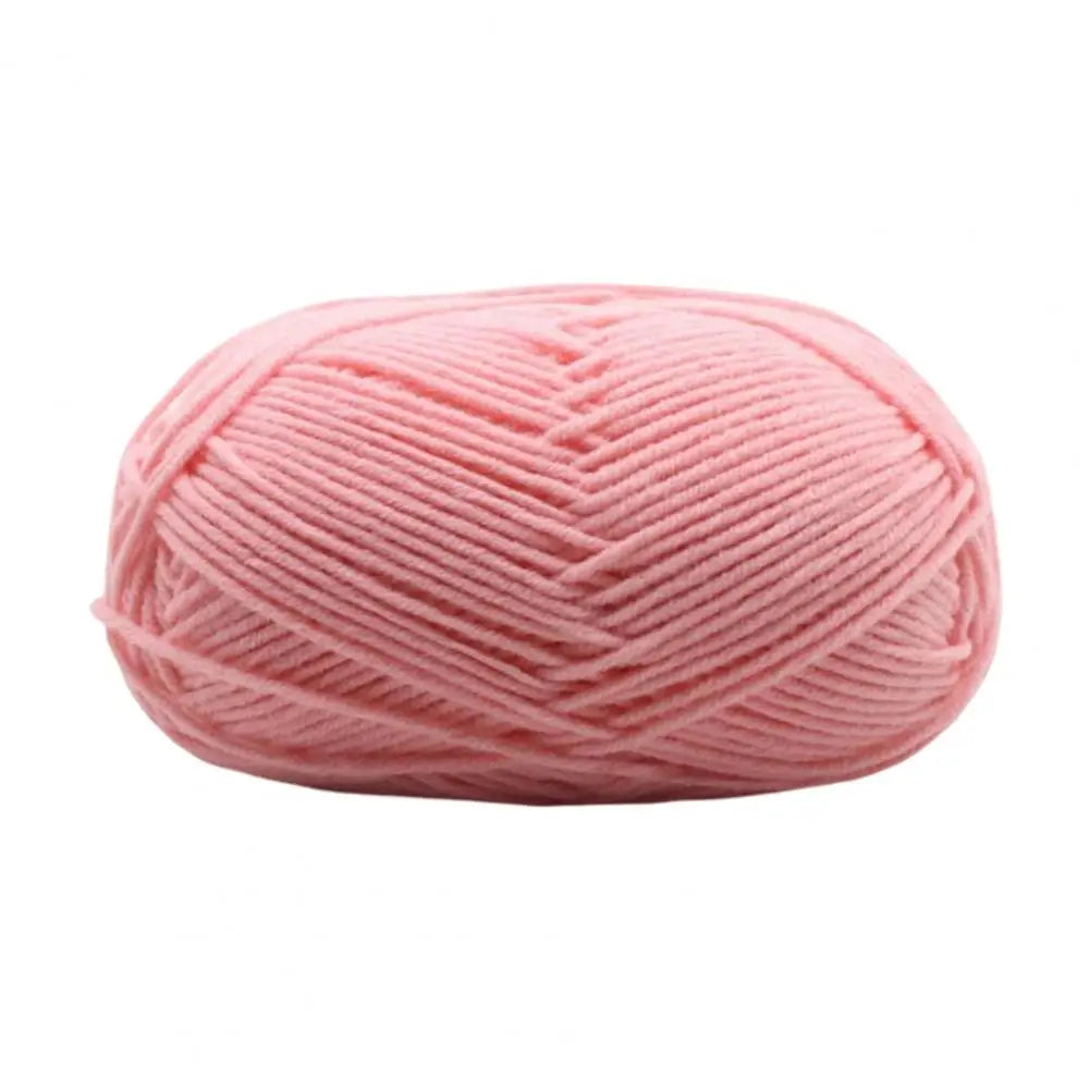 4-Ply Milk Cotton Yarn – Ultra Soft Crochet & Knitting Wool Knitting Yarn Nixie Dark Pink