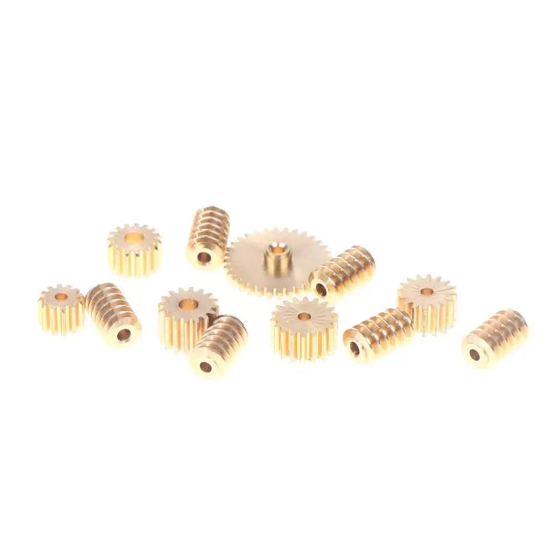 0.5M Copper Worm Gear Drive Set – 12–32 Teeth DIY Model Kit