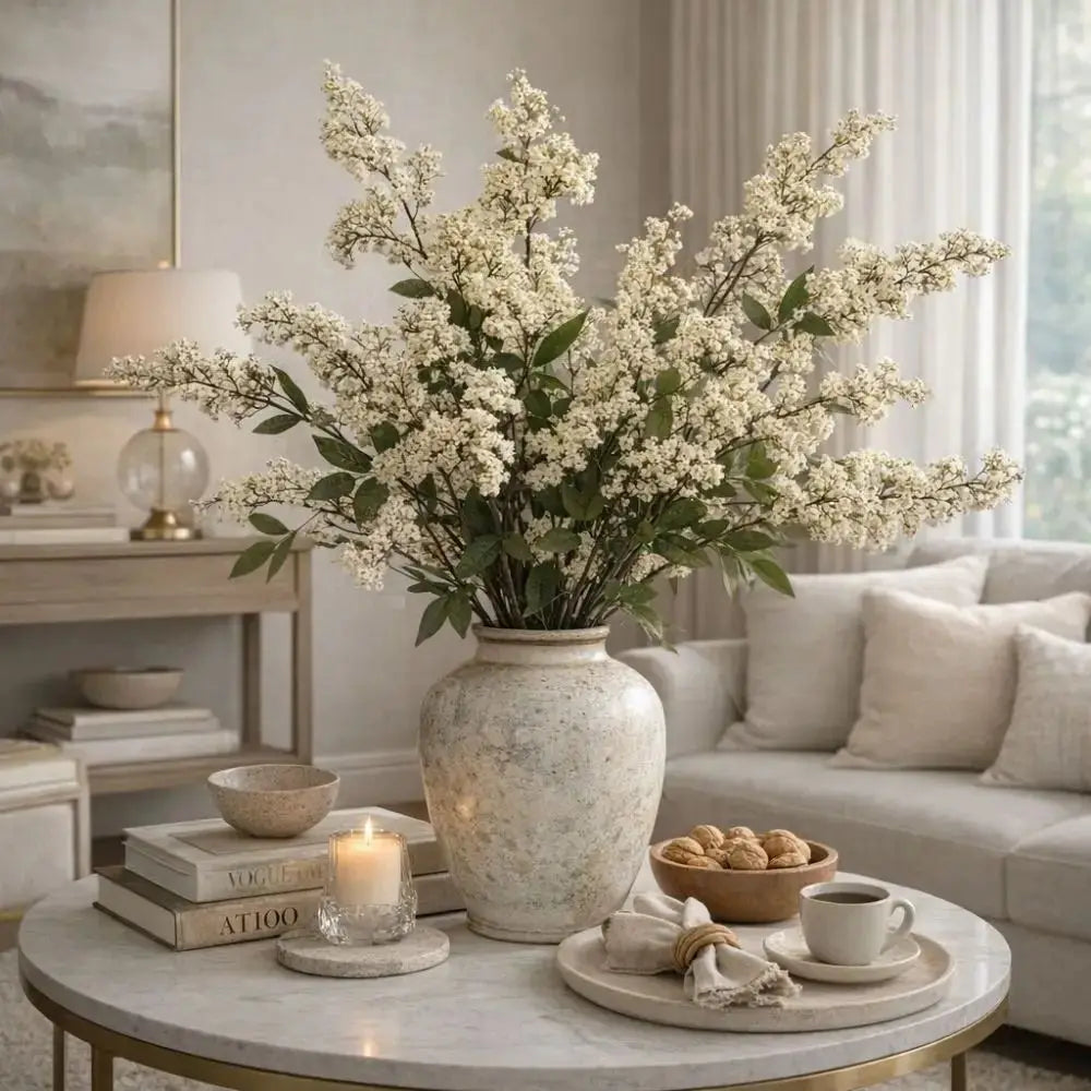 Artificial Nandina Berry Branch – Lifelike Faux Vase Filler Artificial Floral Branch Nixie
