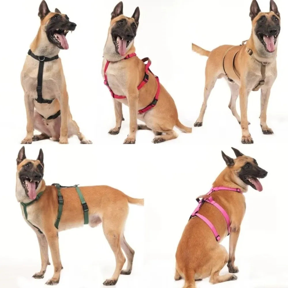 No-Pull Dog Harness Adjustable Nylon Vest for Large Dogs Dog Harness Nixie