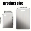 2-Piece Stainless Steel Cutting Board Set – Non-Slip, BPA Free Stainless Steel Cutting Board Nixie 2PCS