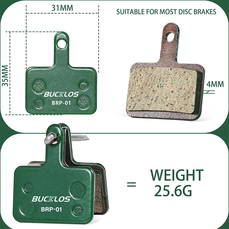 BUCKLOS Ceramic Disc Brake Pads for Shimano B01S B05S MTB Bike Disc Brake Pads Nixie