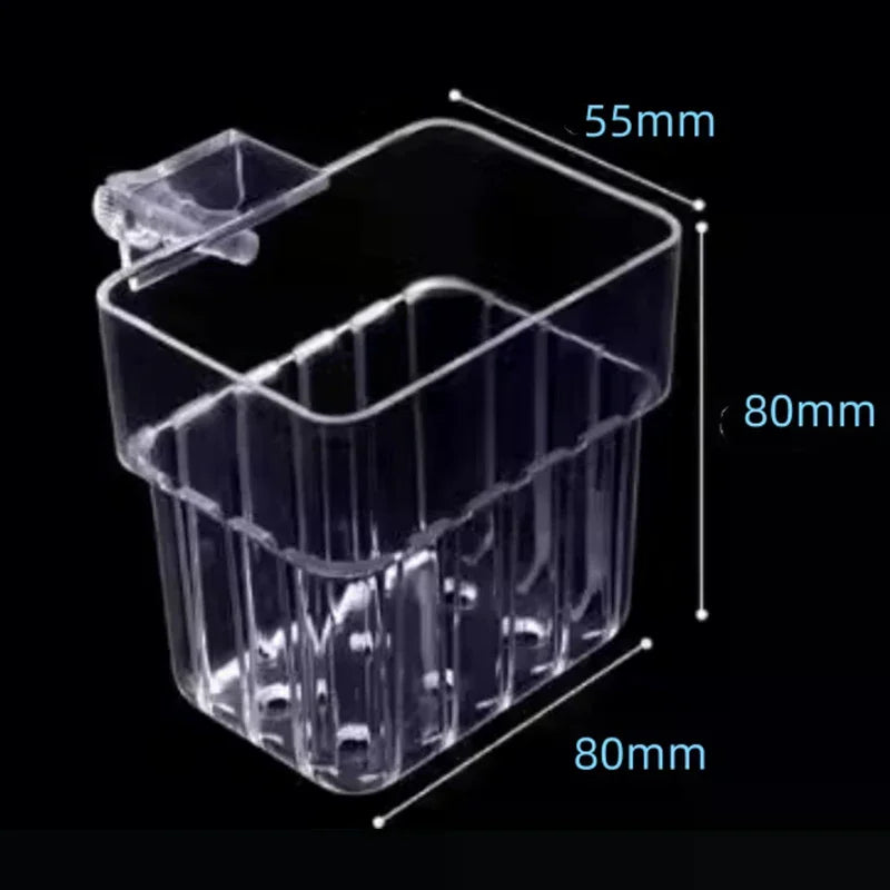 Hydroponic Growth Cup Wall-Mounted Clear Fish Tank Planter