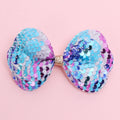 5PCS Gradient Sequin Glitter Big Bow Hair Clips for Girls
