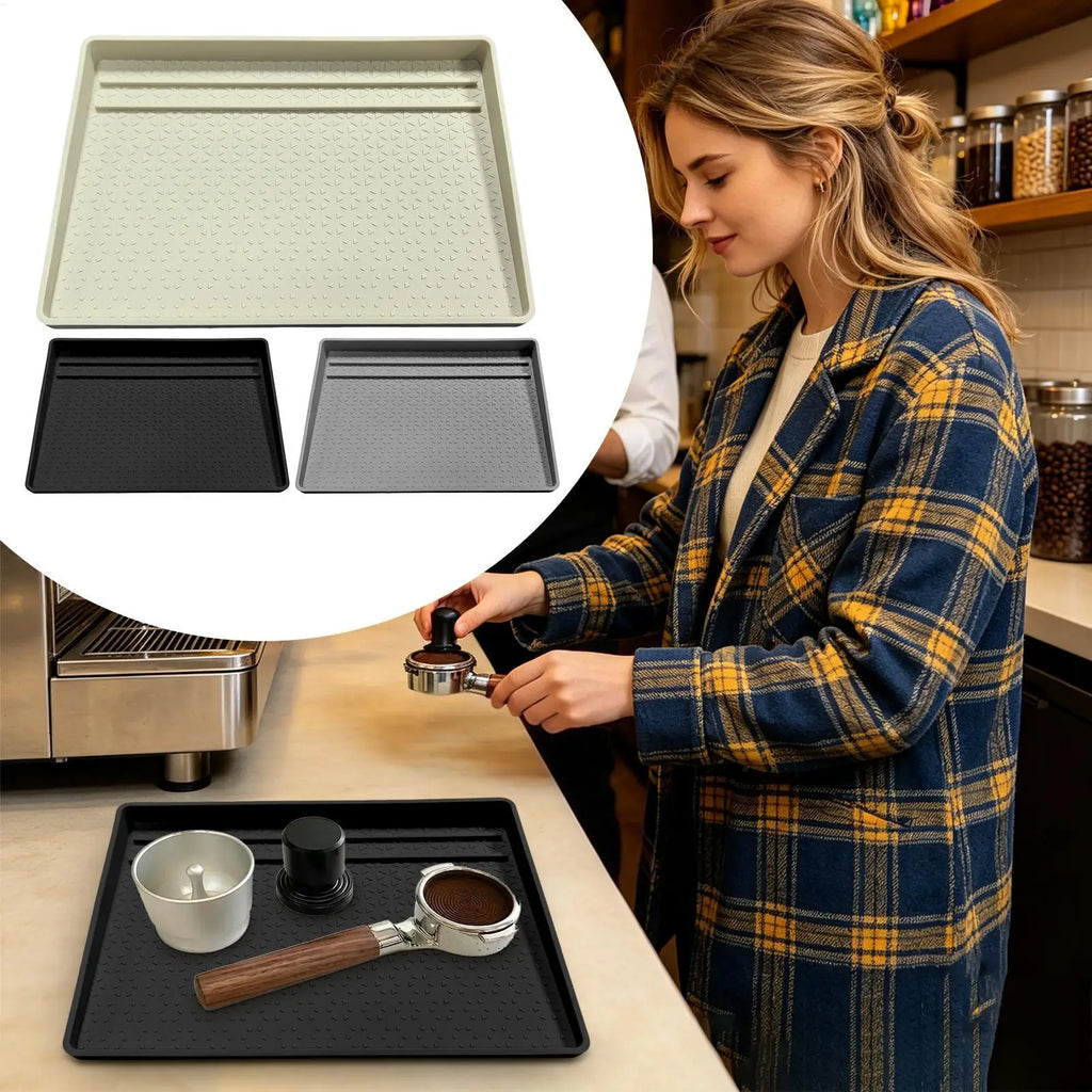 Silicone Crumb Catcher Tray – Non-Slip Toaster Mat & Storage Pad Silicone Kitchen Tray Nixie
