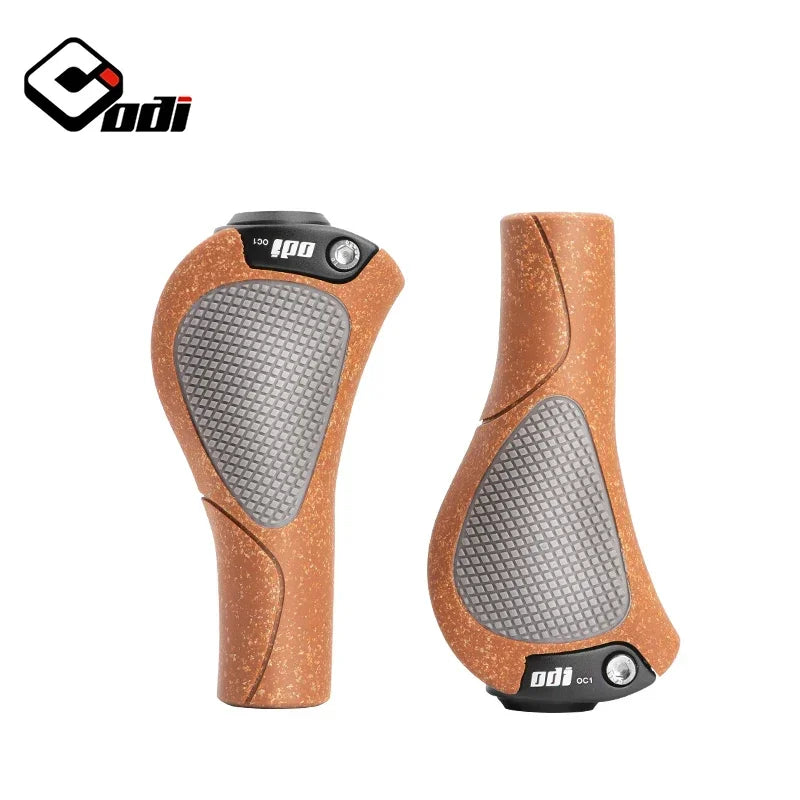 ODI Oak MTB Ergonomic Handlebar Grips with Bar Cuffs MTB Handlebar Grips Nixie OAK Grip Grey