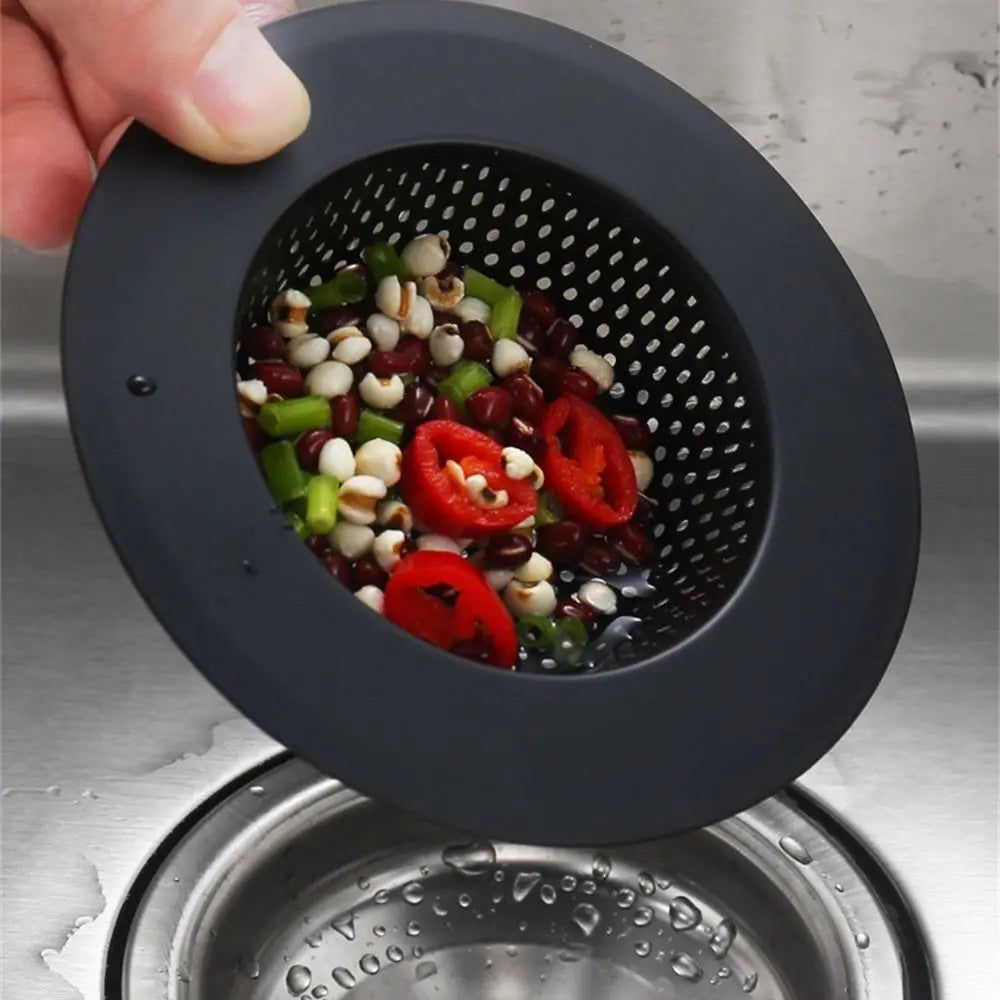 Stainless Steel Sink Strainer Black Drain Filter – Anti-Clog Mesh Sink Drain Strainer Nixie