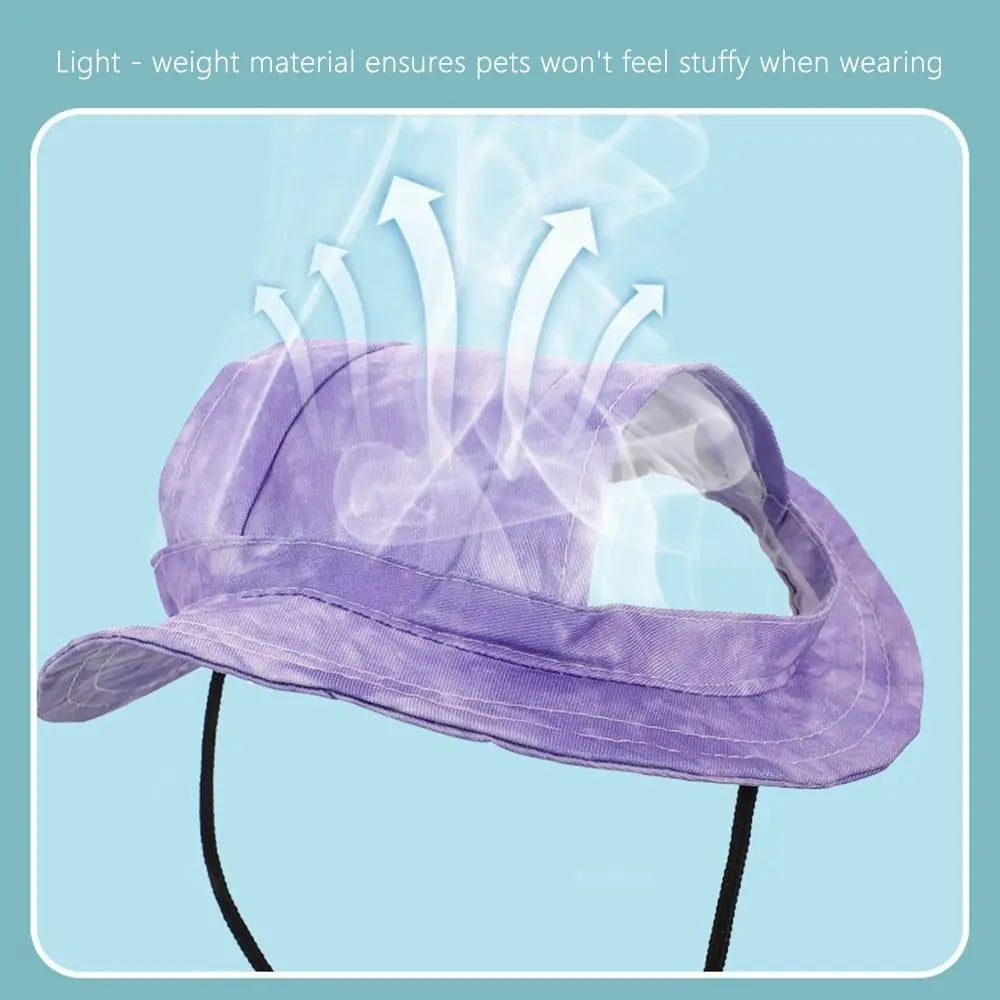 Adjustable Pet Sun Hat – Breathable Outdoor Bucket Cap for Dogs Pet Sun Hat Nixie