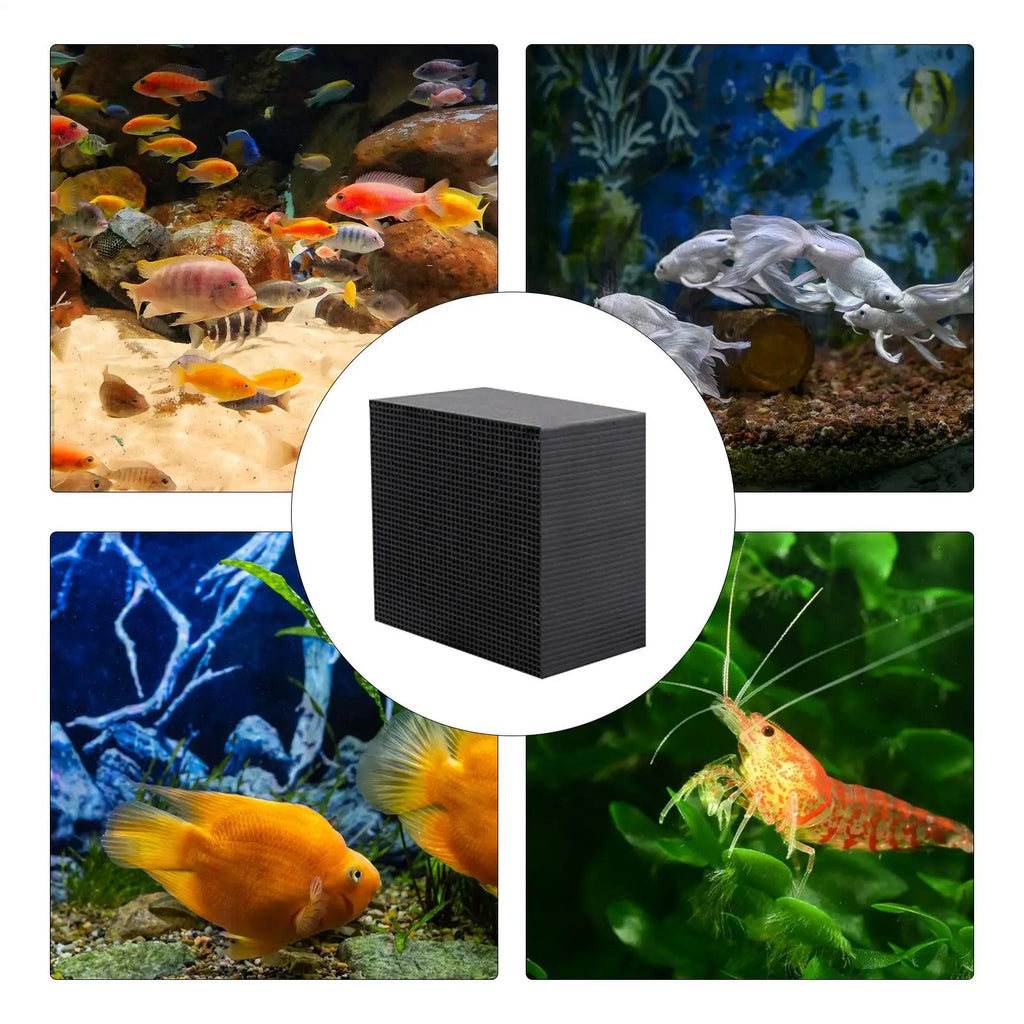 Aquarium Water Purifier Cube – Activated Carbon Filter Block