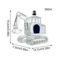 Excavator Shaped Whiskey Decanter | Novelty Glass Liquor Bottle Whiskey Decanter Nixie As show