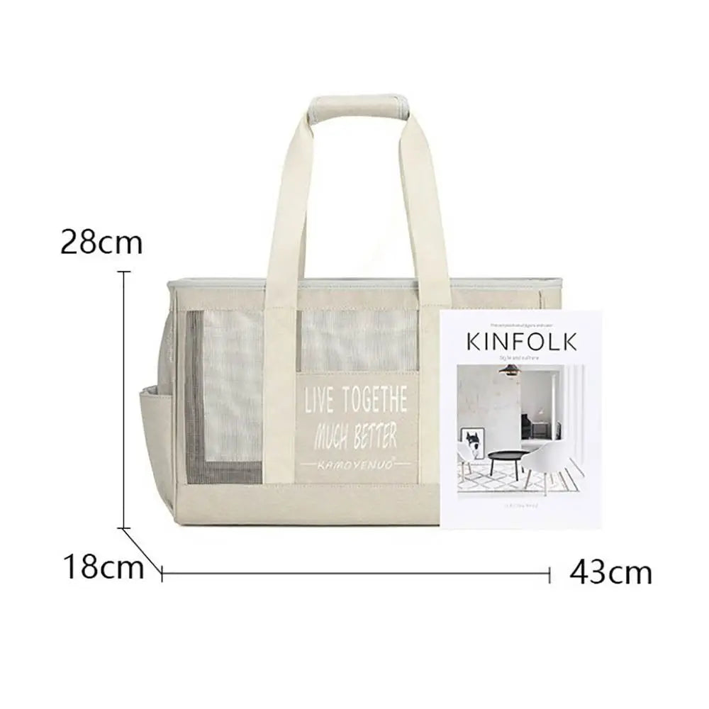 Oxford Cat Carrier Bag – Waterproof, Breathable & Large Capacity