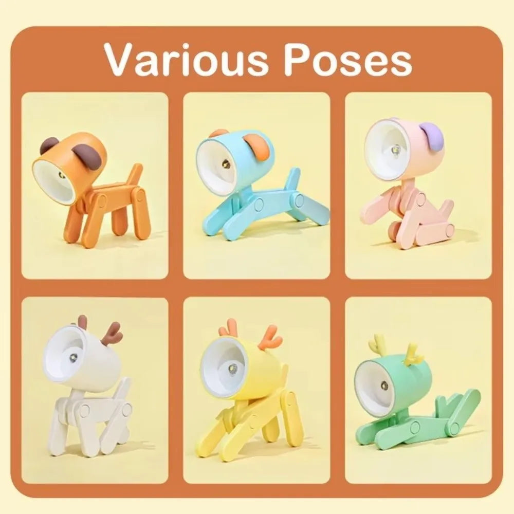 Cute Animal LED Mini Night Light Folding Lamp | Nixie