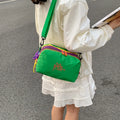Nixie Color-Block Crossbody Bag | Phone, Makeup & Travel Crossbody Bag Nixie Green