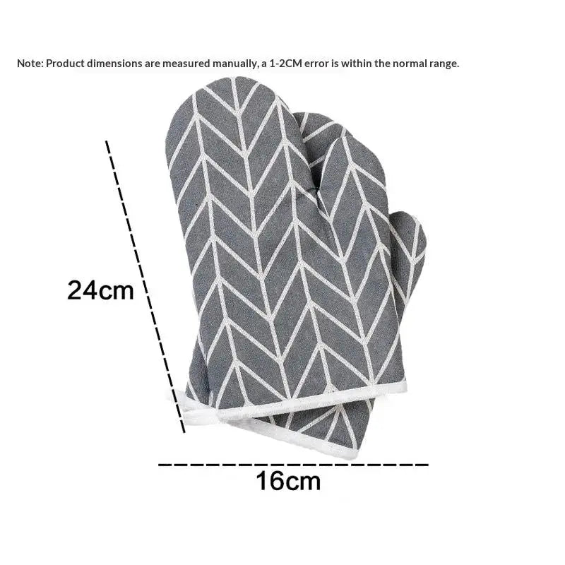 Heat Resistant Oven Glove – Insulated Kitchen Mitt for Baking Oven Mitt Nixie