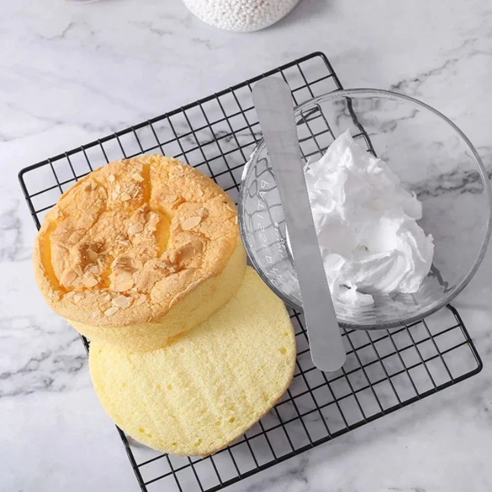 Stainless Steel Cake Spatula, Dumpling Spoon & Jam Scraper