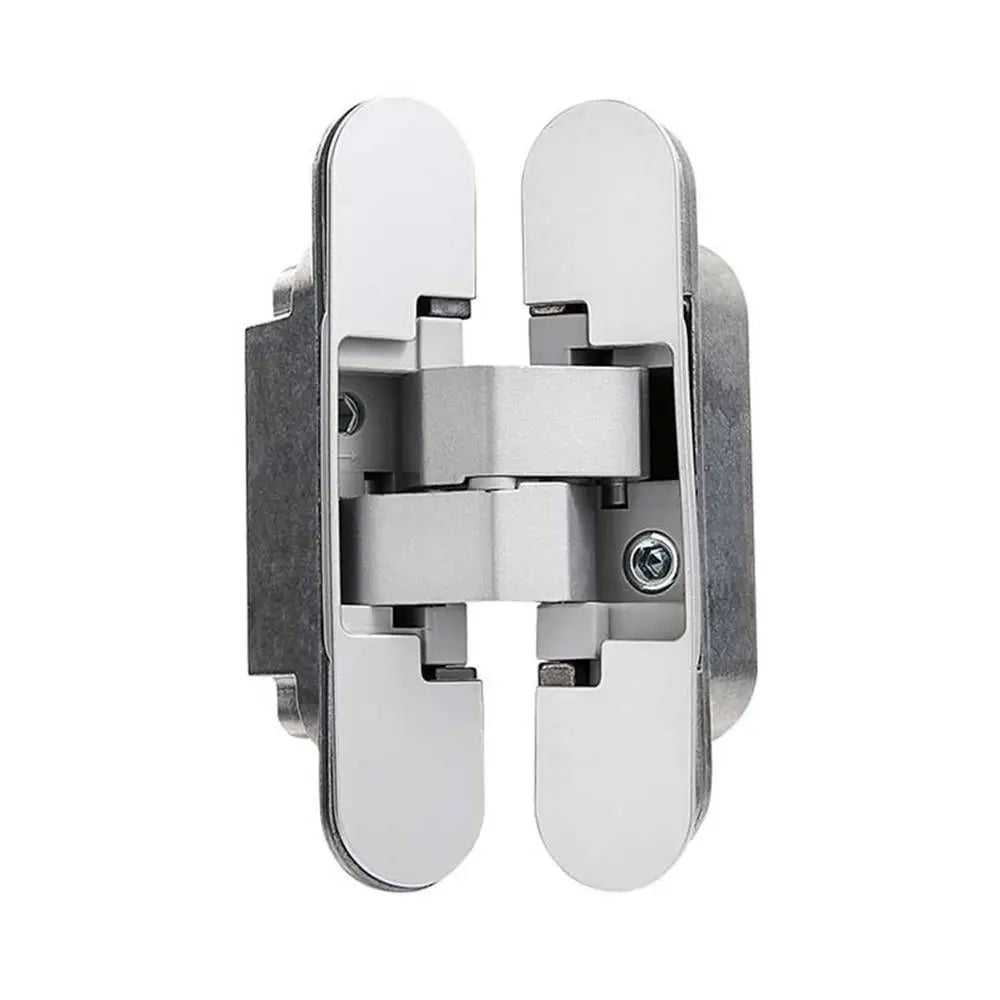 Hidden Cross Hinge – Concealed Folding Door Hinge Stainless Steel Concealed Door Hinge Nixie silver