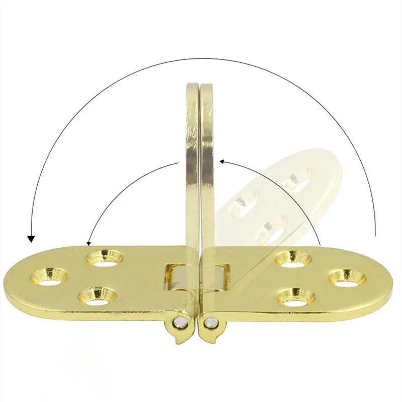 180° Flush Cabinet Hinge – Zinc Alloy Semicircle Door Hardware Cabinet Hinge Nixie