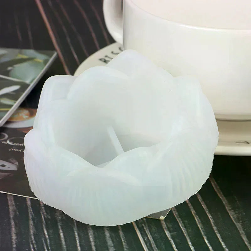 Lotus Shape Silicone Resin Mold for DIY Crafts & Ashtray Making Silicone Craft Mold Nixie