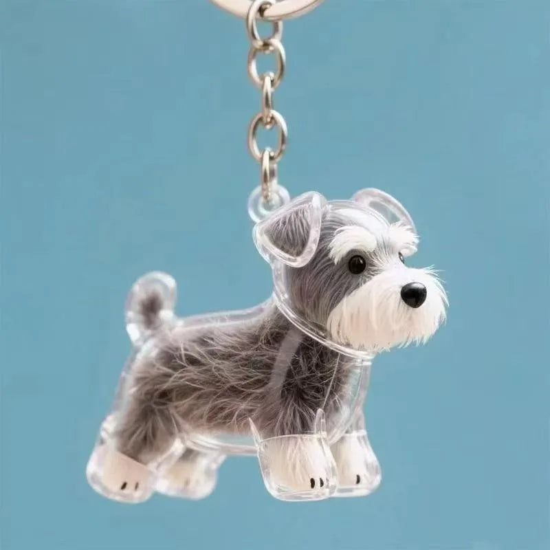 Pet Hair Keepsake Capsule Pendant | DIY Dog Memorial Keychain Pet Keepsake Keychain Nixie 3 Send keychain