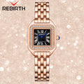 Nixie Women's Square Roman Numeral Quartz Watch | Elegant Ladies Quartz Watch Nixie black