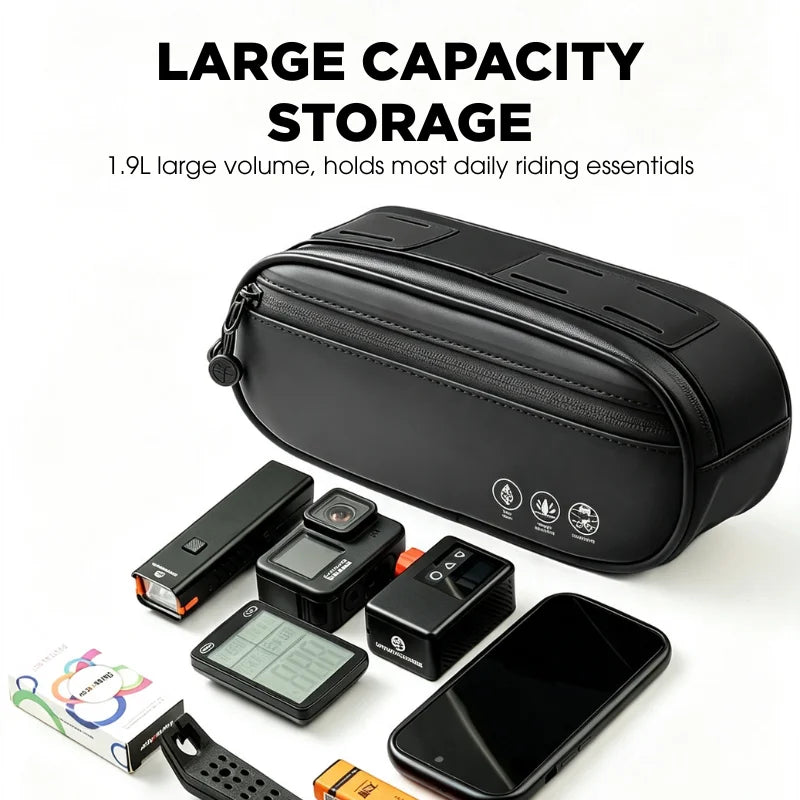 OFFBONDAGE Waterproof Bike Handlebar Bag | MTB Top Tube Bag