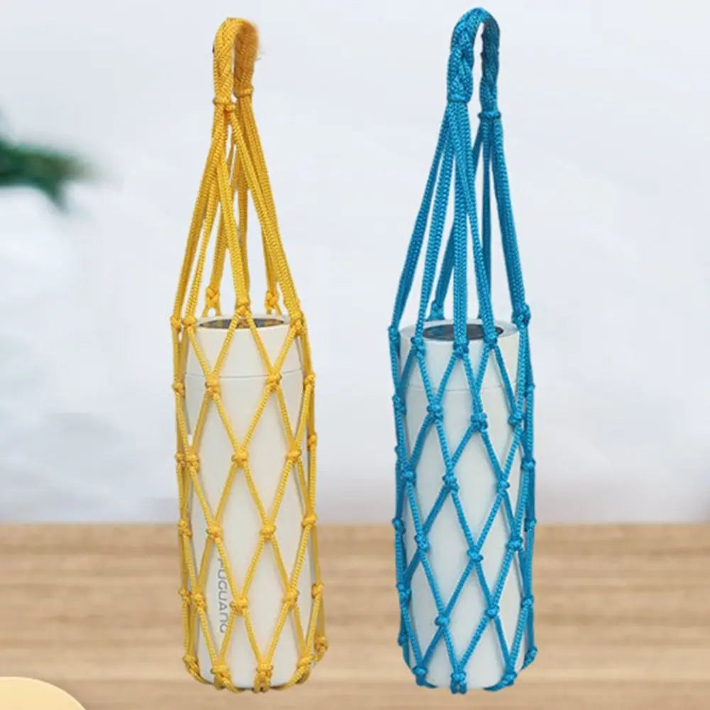 Mesh Water Bottle Holder Bag – Outdoor Cup Sleeve Pouch Bottle Holder Bag Nixie
