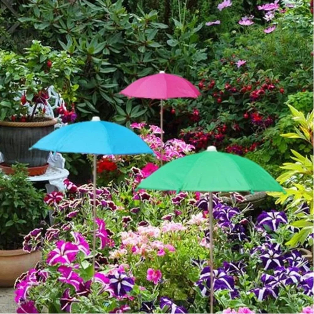 Adjustable Plant Shade Umbrella with Steel Ground Stake Garden Shade Umbrella Nixie