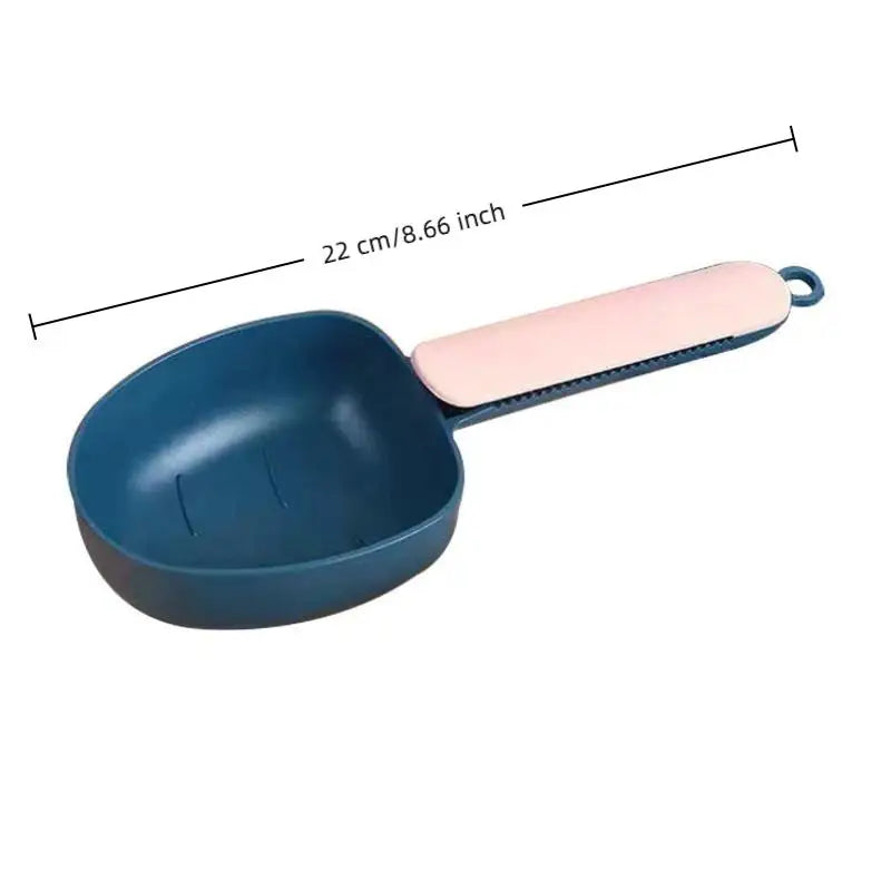 Pet Food Scoop with Bag Clip – Cat & Dog Measuring Spoon Pet Food Scoop Nixie
