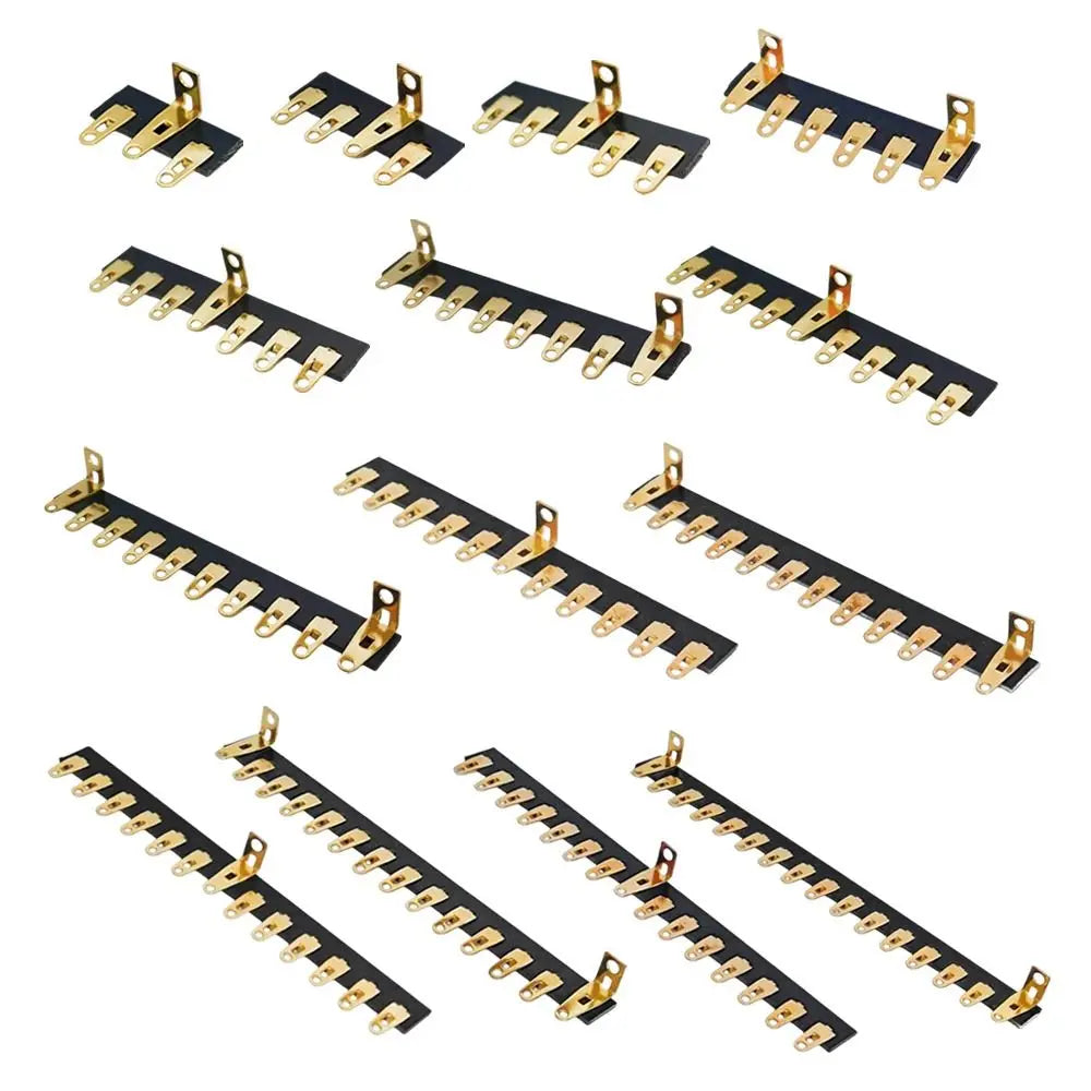 Gold Plated Audio Tag Strip Board G10 FR4 Bakelite 3–16 Pins Audio Tag Strip Board Nixie