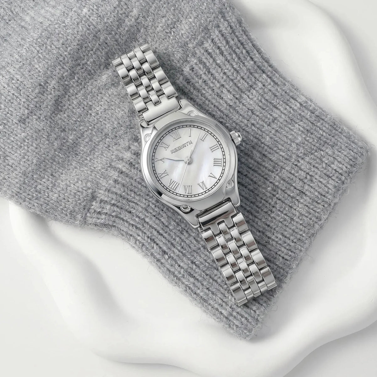 REBIRTH Women's Elegant Quartz Wristwatch – Classic Business Watch