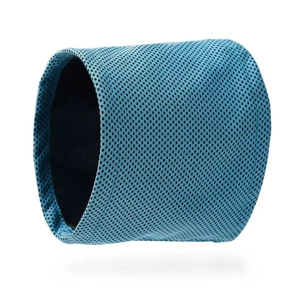 Dog Cooling Towel Scarf with Leash Hole – 3 Sizes | Nixie Pet Cooling Scarf Nixie Blue-S