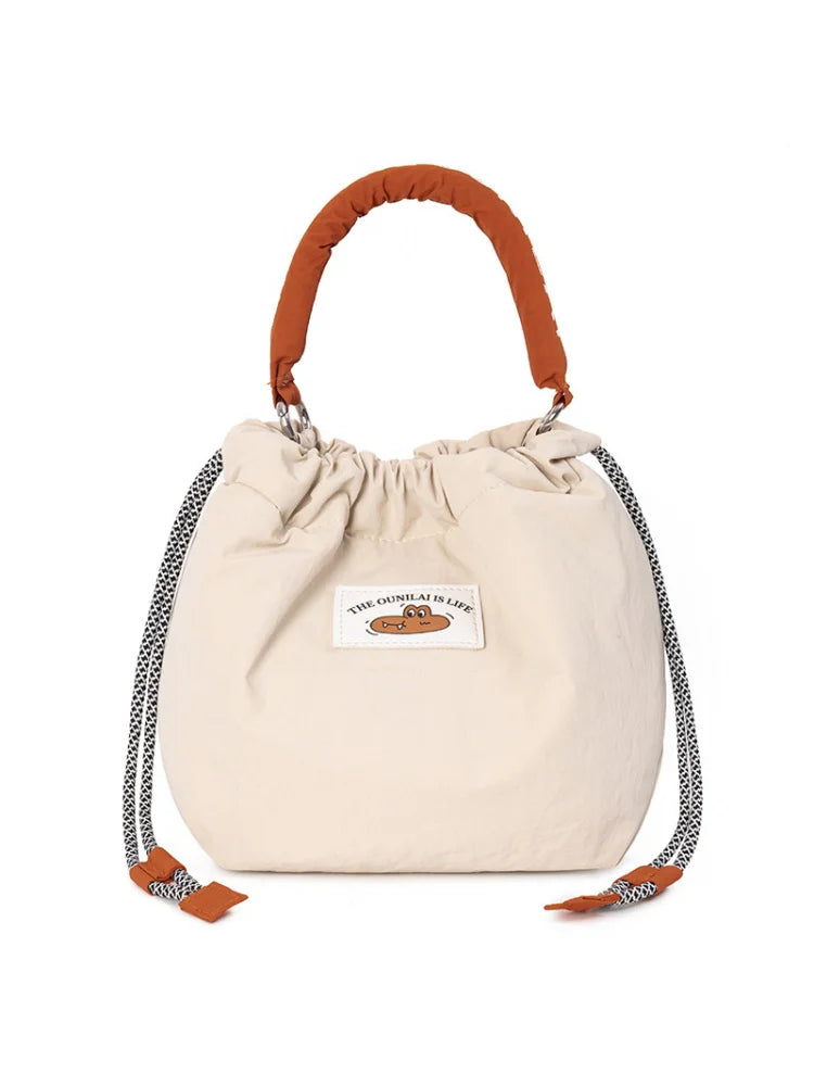 Women's Japanese-Style Mirrorless Camera Crossbody Bucket Bag Camera Crossbody Bag Nixie