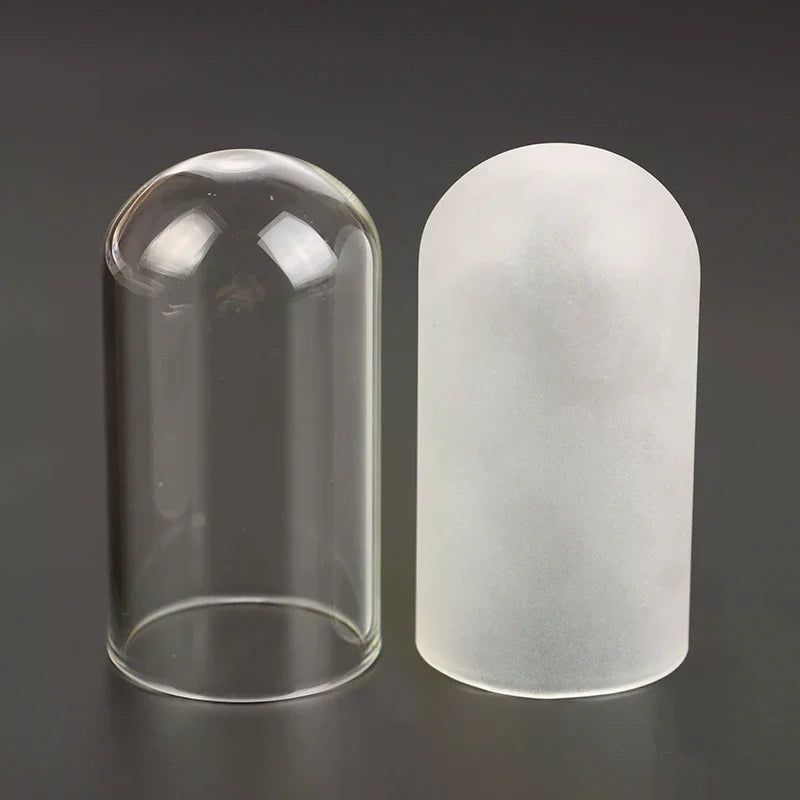 G9 Threaded Neck Glass Lamp Shade – Frosted & Clear Cover Glass Lamp Shade Nixie