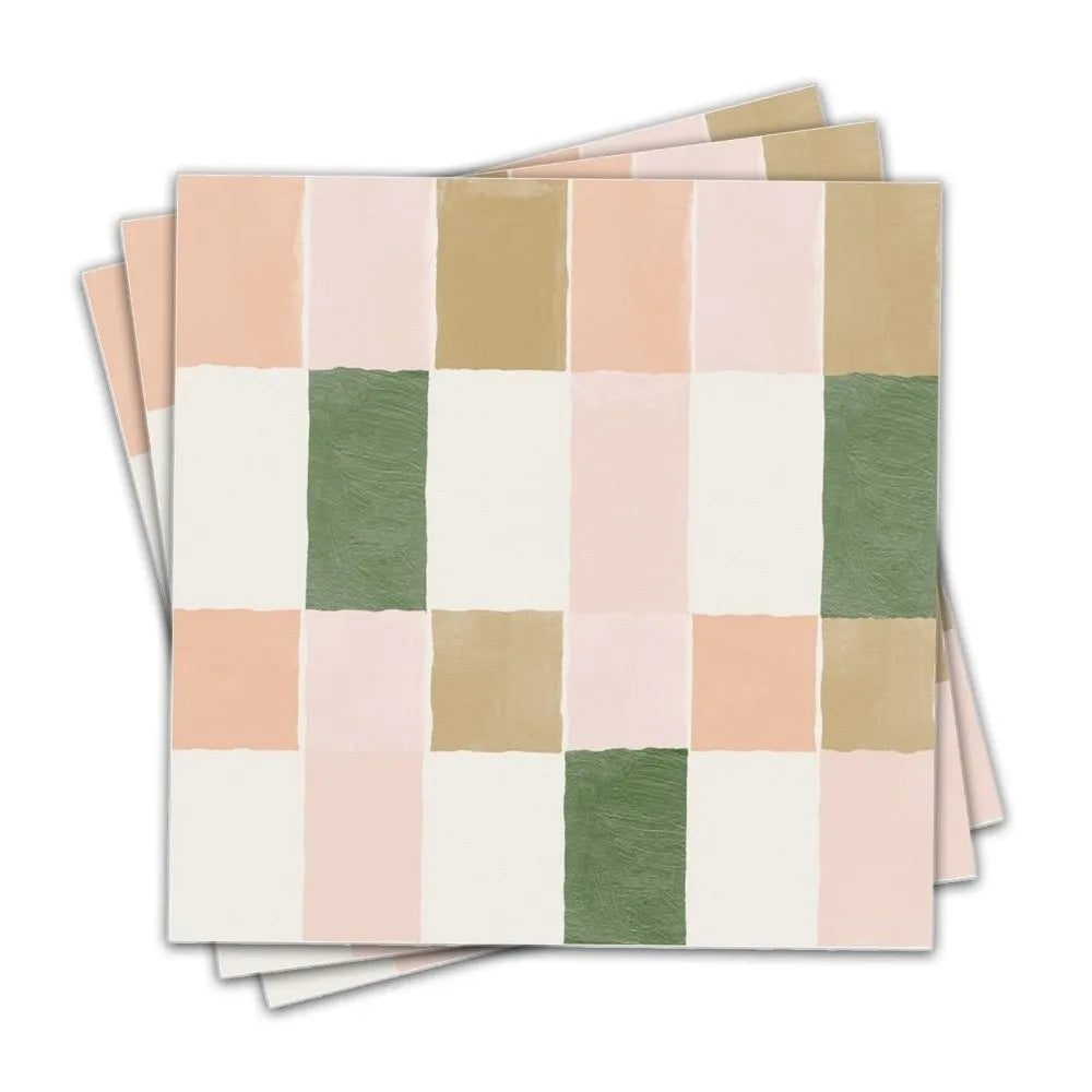 10Pcs Retro Pink Green Peel & Stick Vinyl Tile Stickers Peel & Stick Tile Stickers Nixie