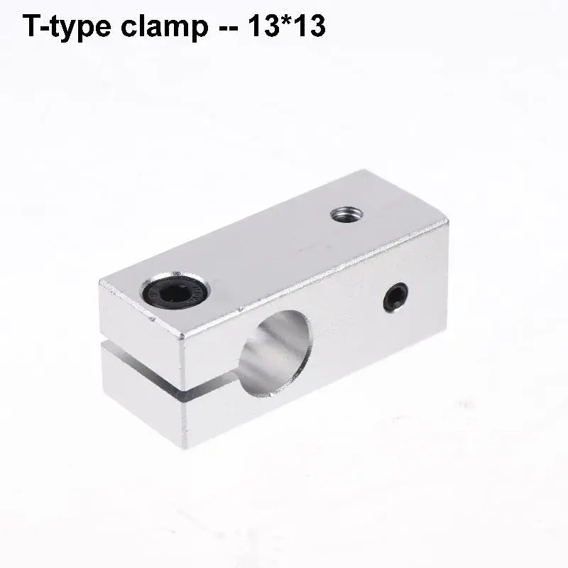T-Type Optical Axis Cross Block Aluminum Shaft Clamp Connector