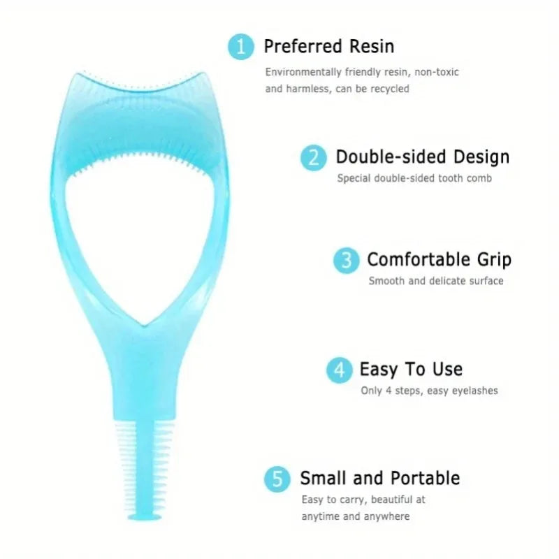 4PCS Mascara Applicator Shield & Eyebrow Stencil Tool Set Eye Makeup Tool Set Nixie