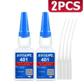 401 Instant Super Glue 20ml – Strong Universal Adhesive Instant Super Glue Nixie 2PCS
