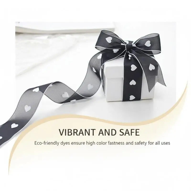 10 Yard Flocked Polyester Ribbon 3.8cm – DIY Hair & Gift Wrap Craft Ribbon Nixie