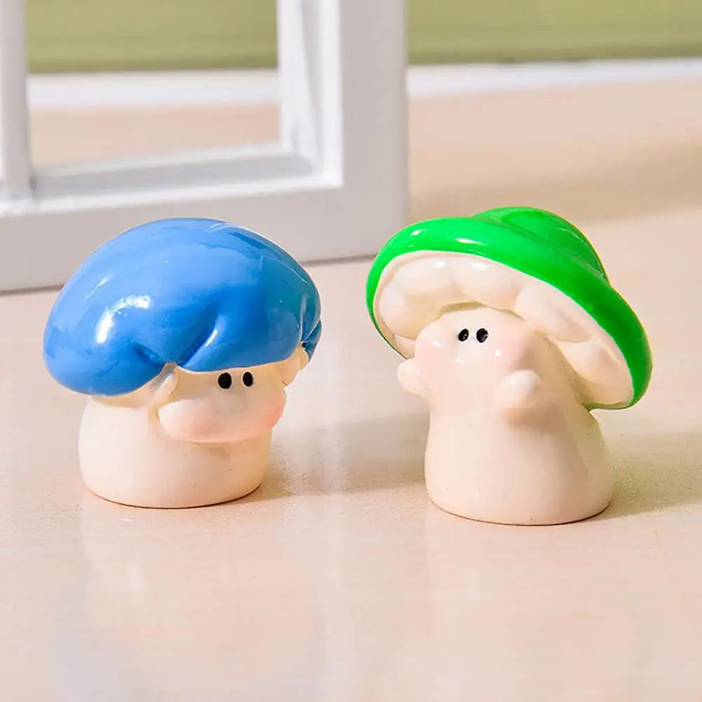 Mini Resin Mushroom Figurines – Fairy Garden Miniature Decor