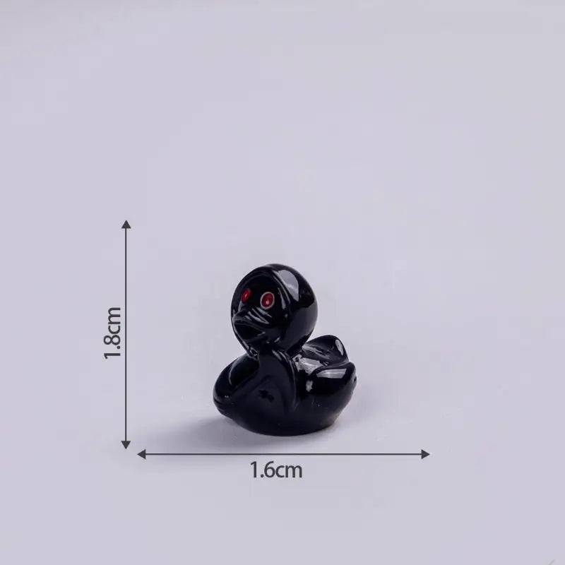 10Pcs Mini Halloween Resin Duck Figurines – Pumpkin & Ghost Halloween Figurines Nixie A17 10PCS