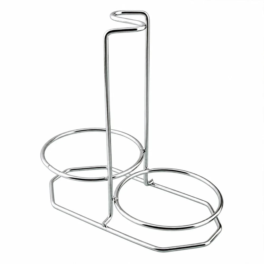 304 Stainless Steel Spoon & Utensil Rack – Single/Double Stand Utensil Holder Rack Nixie