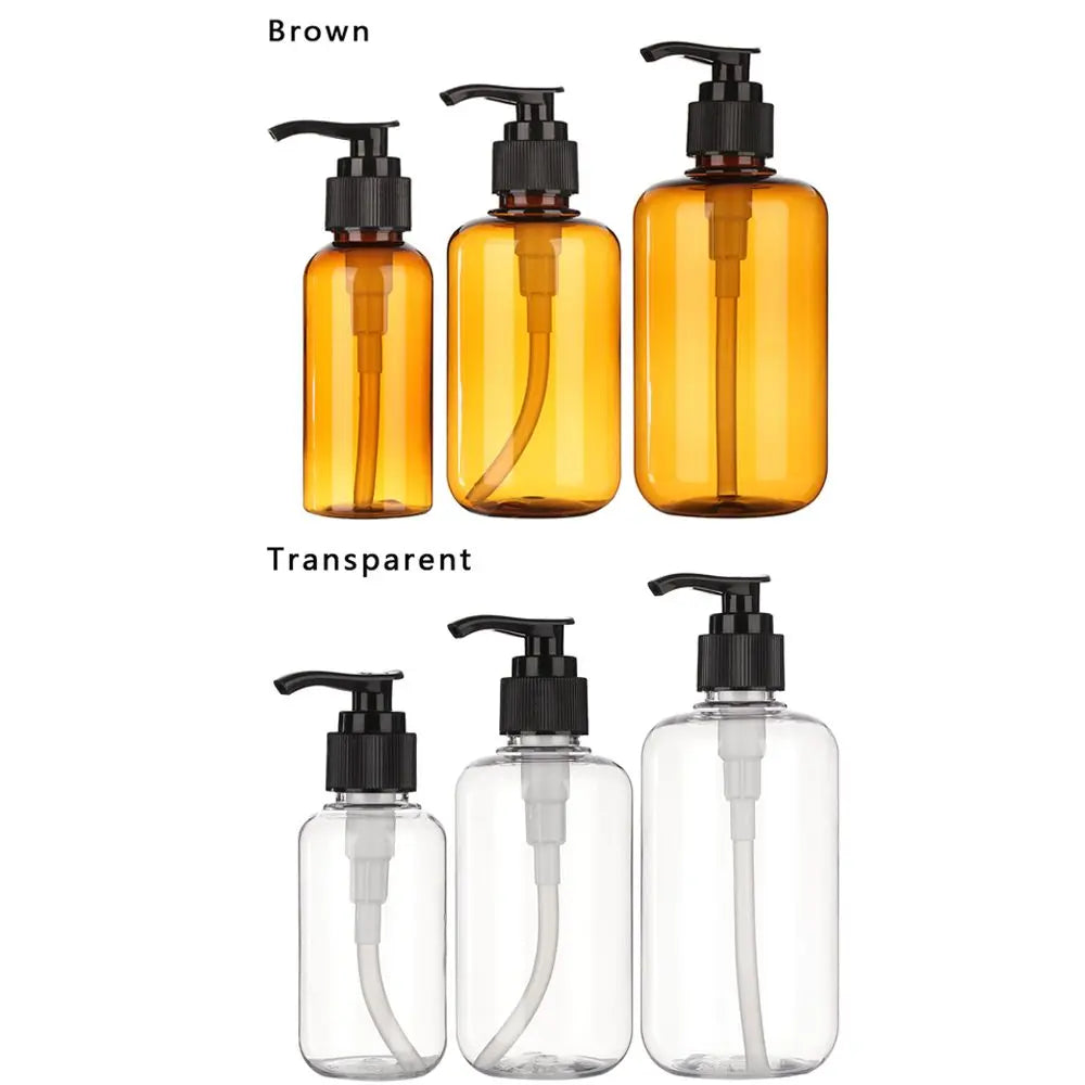 Plastic Liquid Pump Dispenser Bottle 100/200/300ml | Nixie
