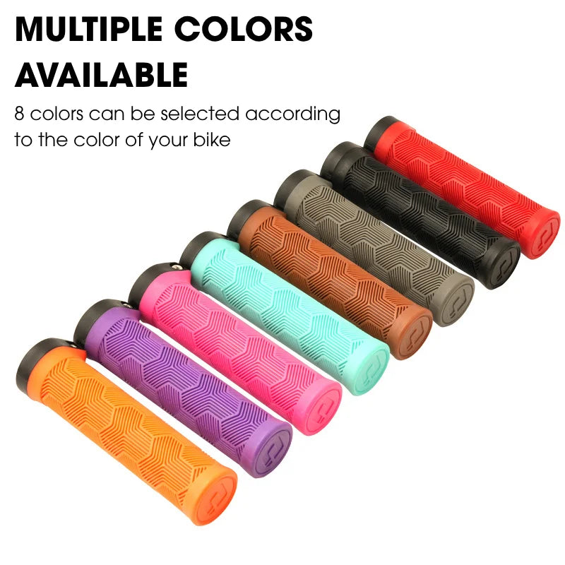 ODI Lock-On MTB Handlebar Grips – Non-Slip Rubber Bike Grips Bike Handlebar Grips Nixie